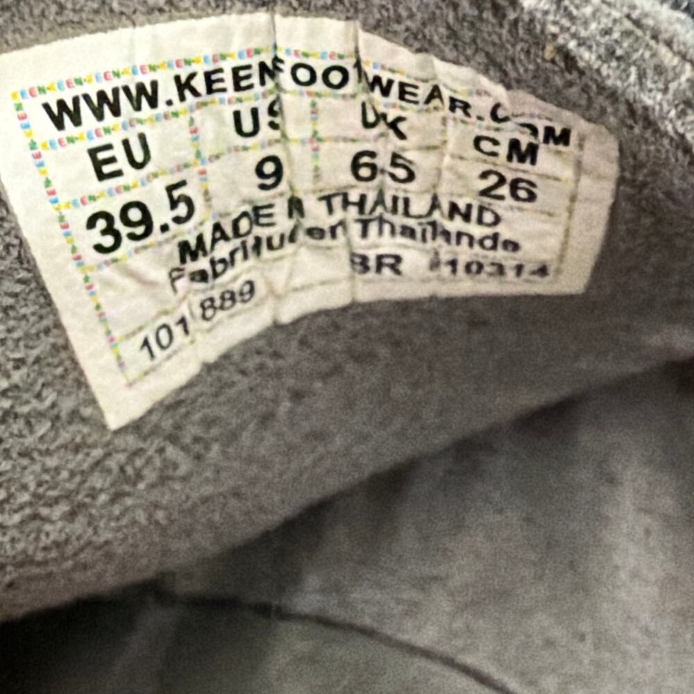 Keen Uneek Sandals Womens Size 9 Pink Gray Cord Comfort - Picture 6 of 10